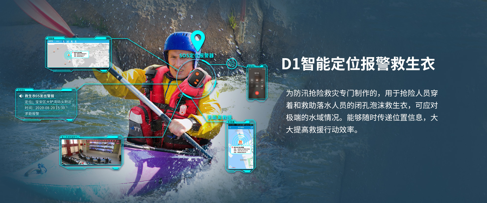 智能定位報(bào)警救生衣D1 智能定位報(bào)警救生衣D1